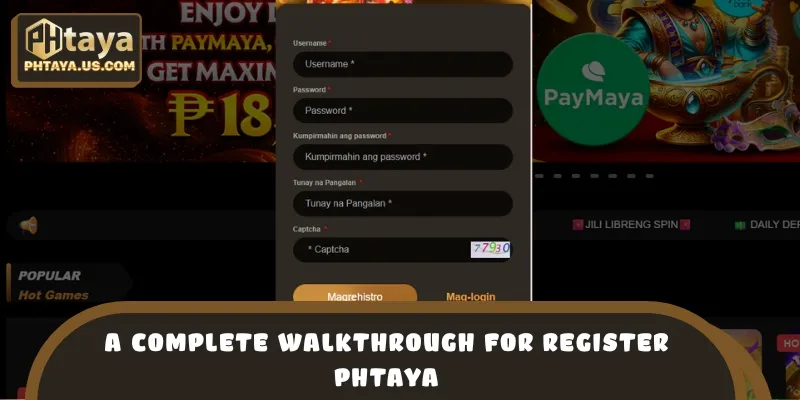Complete directions for signing up and opening an account