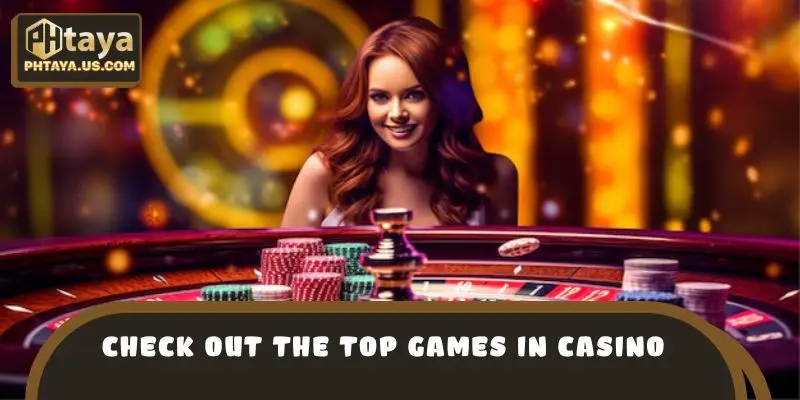 Check out the top hot games in the live casino section
