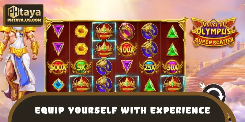 Equip yourself with experience to master the slot machine spin