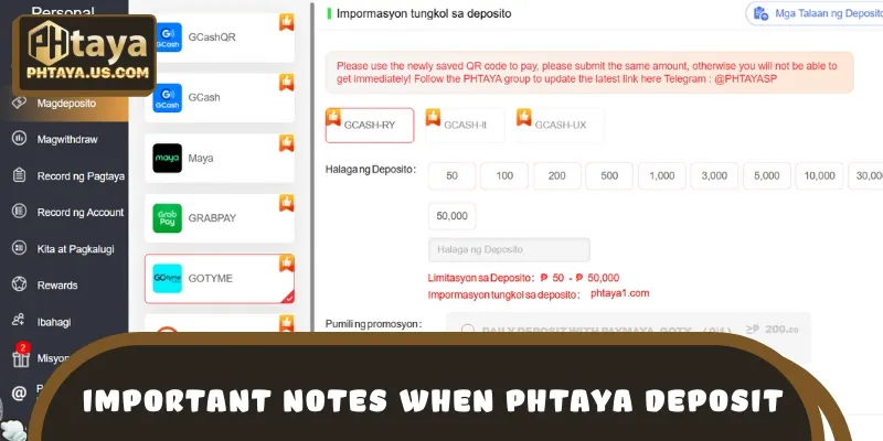Some important notes to make a successful transaction