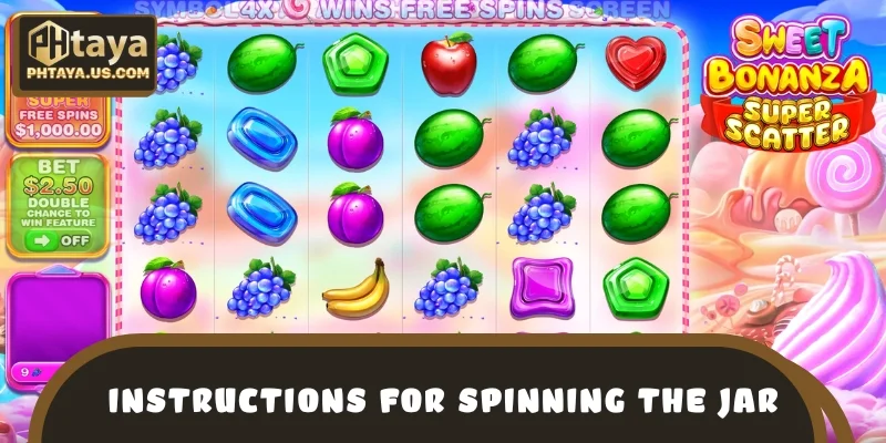 Instructions for spinning the jar from A-Z