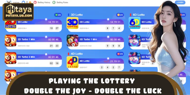 Playing the lottery has a high chance of changing your life