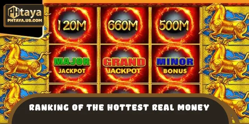 Ranking of the hottest Real Money Jackpot games