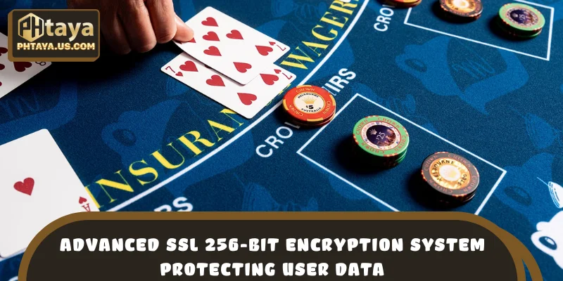 Advanced SSL 256-bit encryption system protecting user data